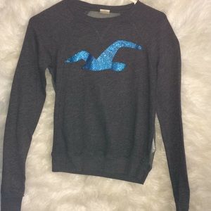 Hollister Open Mesh Back Sweater